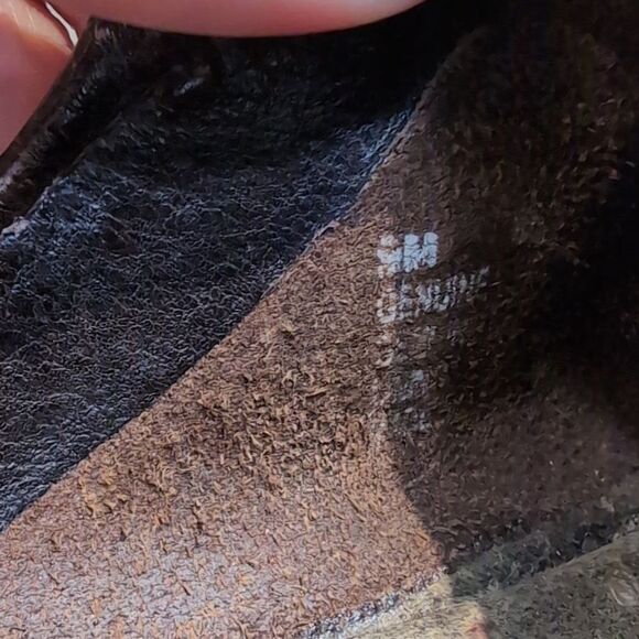 Timberland Brown Leather Slip-On Mules Sz 9 - Picture 8 of 8